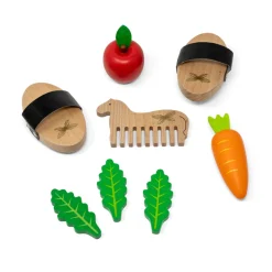 by ASTRUP Hobby Horse Spielzeug Pflegeset fu00fcr Pferde