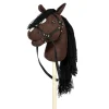 by ASTRUP Hobby Horse Steckenpferd mit geu00f6ffnetem Maul Brown