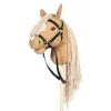 by ASTRUP Hobby Horse Steckenpferd mit geu00f6ffnetem Maul Beige