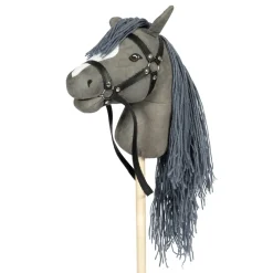 by ASTRUP Hobby Horse Steckenpferd mit geu00f6ffnetem Maul Grey