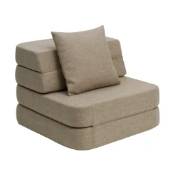 by KlipKlap KK 3 Fold Sofa Single Soft Sand