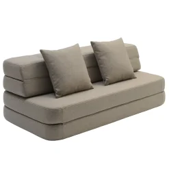 by KlipKlap KK 3 fold Sofa XL soft (140 cm) Sand