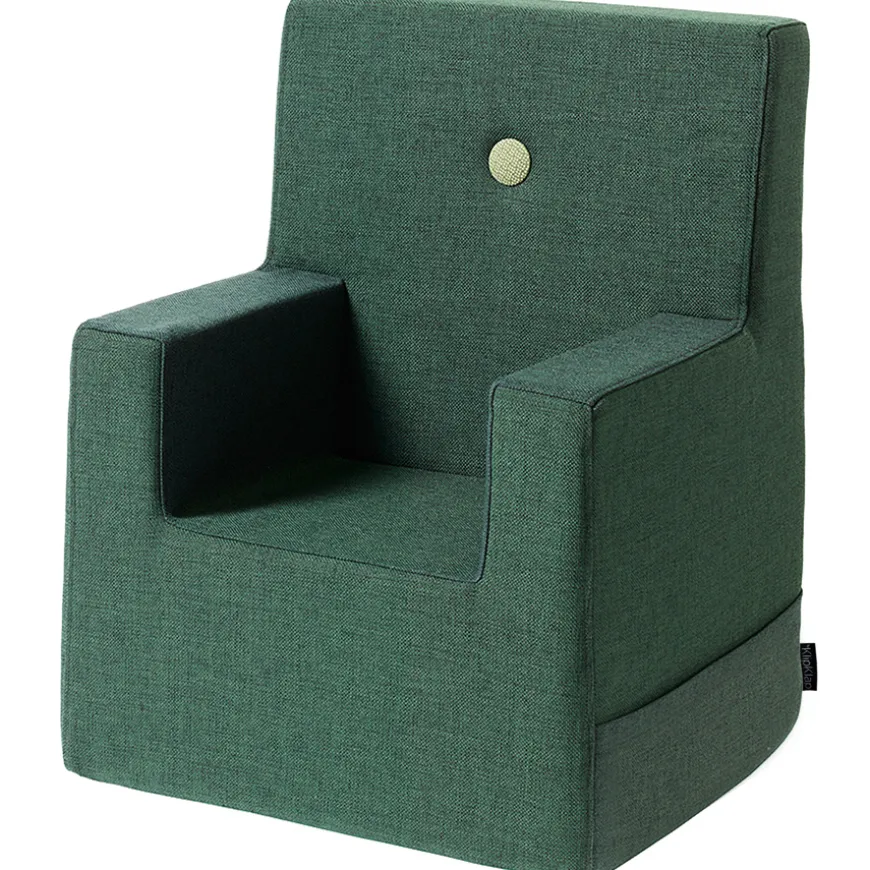 by KlipKlap KK Kids Chair Sessel XL Deep Green/Light Green
