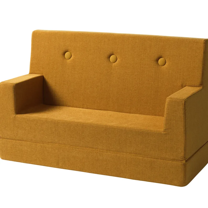 by KlipKlap KK Kids Sofa Mustard/Mustard