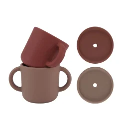 by Lille Vilde Henkeltasse Canyon Clay & Vintage Blossom 2er-Set