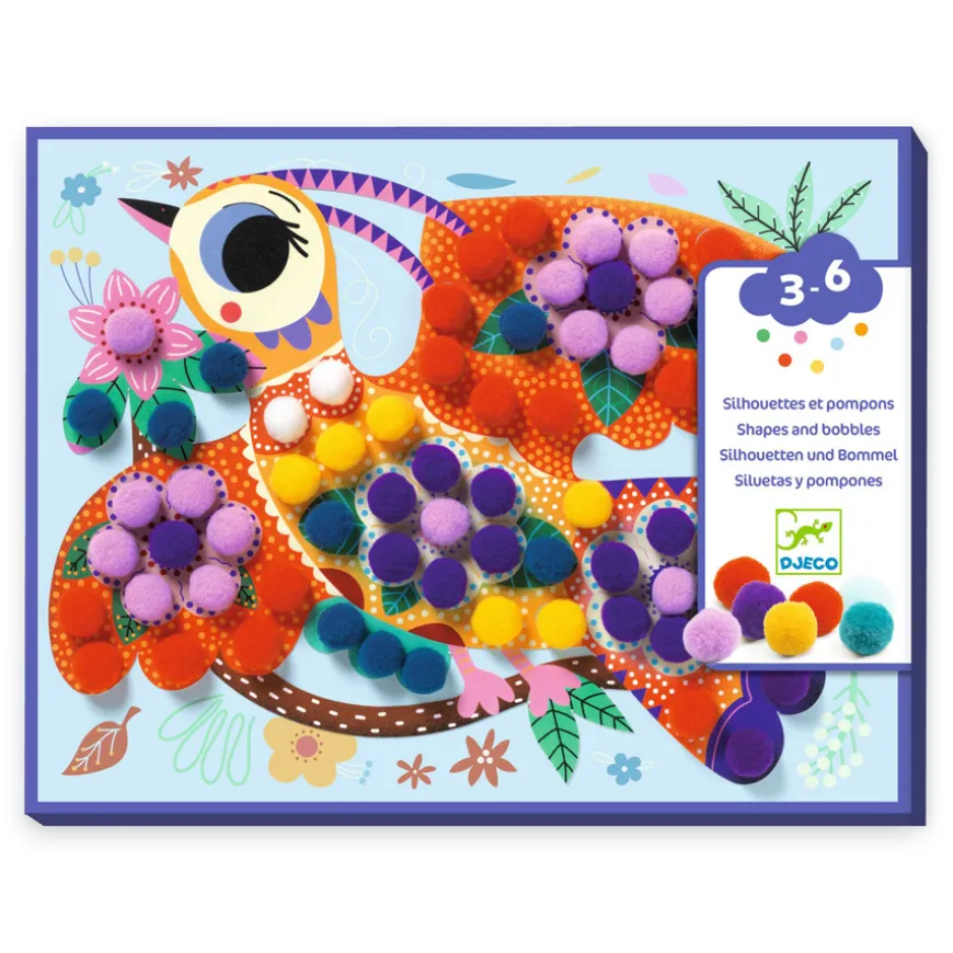 Djeco Bastelpackung 3-6 Vu00f6gel