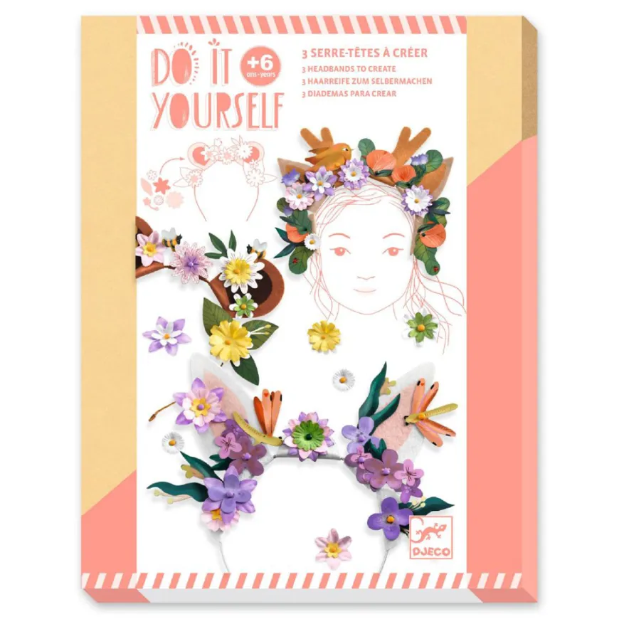 Djeco DIY Haarreif Flower Friends