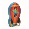 Djeco Formenpuzzle Spaceship 16 Teile