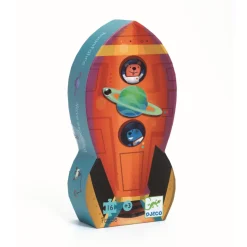 Djeco Formenpuzzle Spaceship 16 Teile