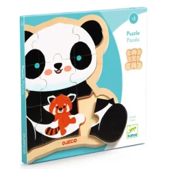 Djeco Holzpuzzle Panda