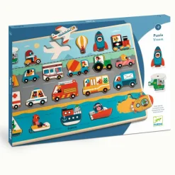 Djeco Holzpuzzle: Vroom