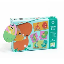 Djeco Lernspiel Puzzle duo Eier