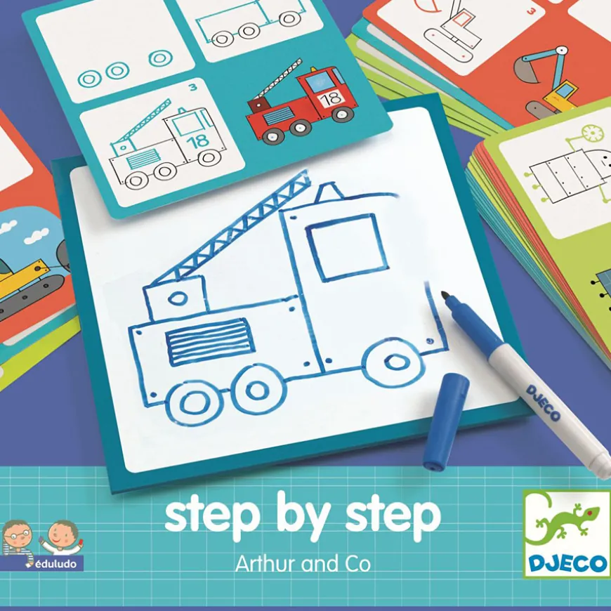 Djeco Lernspiel "Step by Step" Arthur