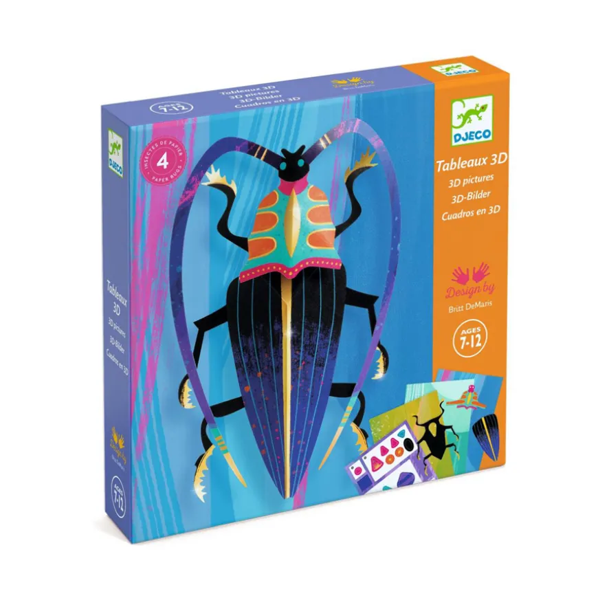 Djeco Papierkunst 3D Ku00e4fer