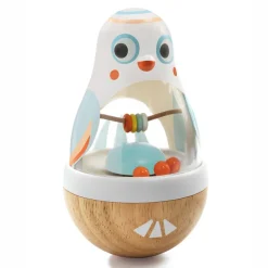 Djeco Rassel Baby White BabyPoli