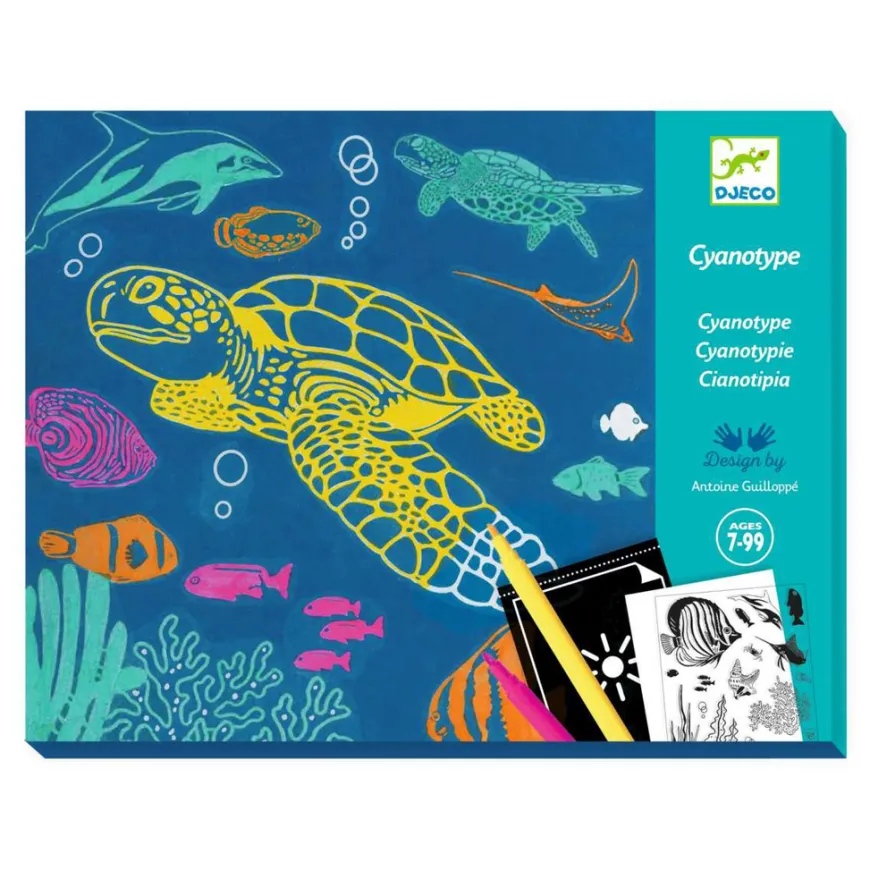 Djeco Workshop Blaudruck Meer