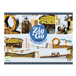 Djeco Zig & Go Aktion-Reaktion-Baukasten 45-teilig