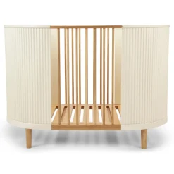 Kas Kopenhagen Babybett Kai Cream Oak inkl. Matratze