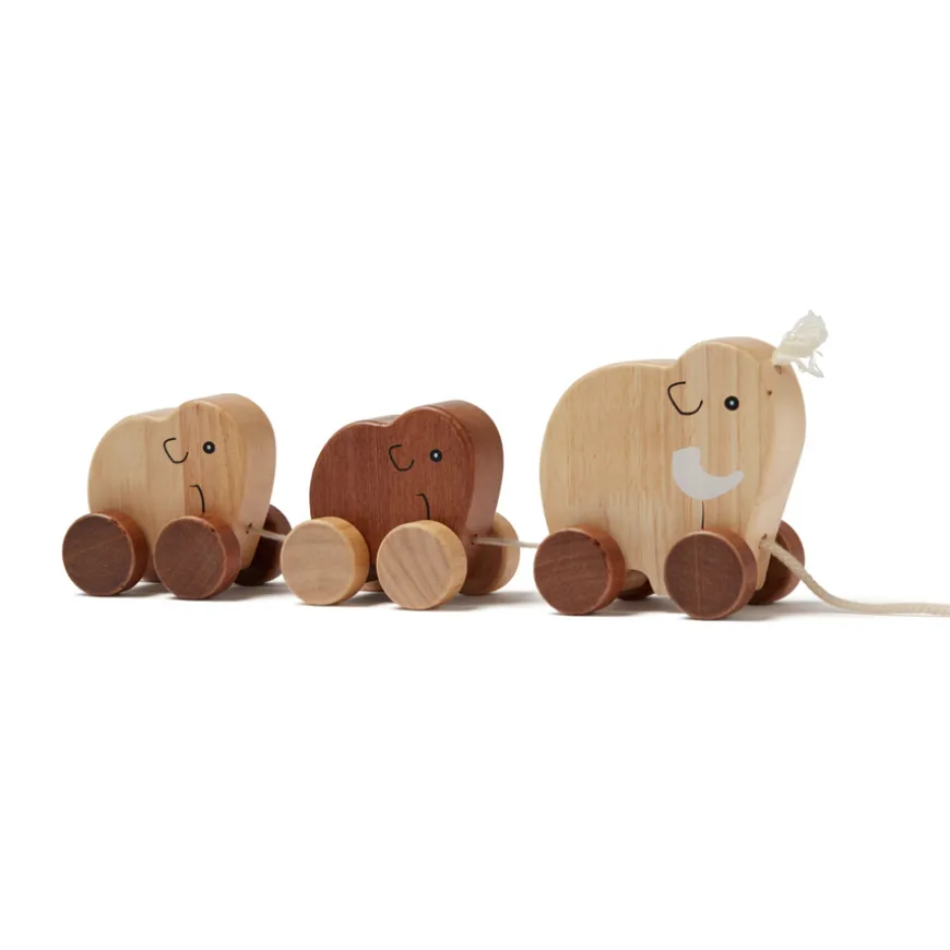 Kids Concept Nachziehtier Mammutfamilie