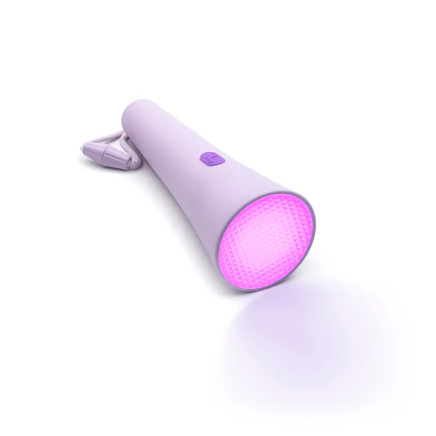 Lalarma Taschenlampe dimmbar & Farbwechsel Purple