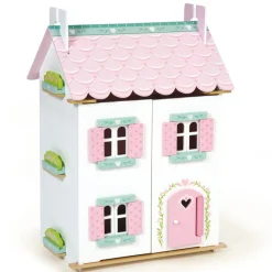 Le Toy Van Puppenhaus Sweetheart Cottage inklusive Mu00f6bel