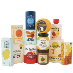 Le Toy Van Supermarkt Lebensmittel fu00fcr Kaufladen 12-teilig