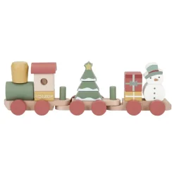 Little Dutch Eisenbahn mit Steck-Formen Weihnachten