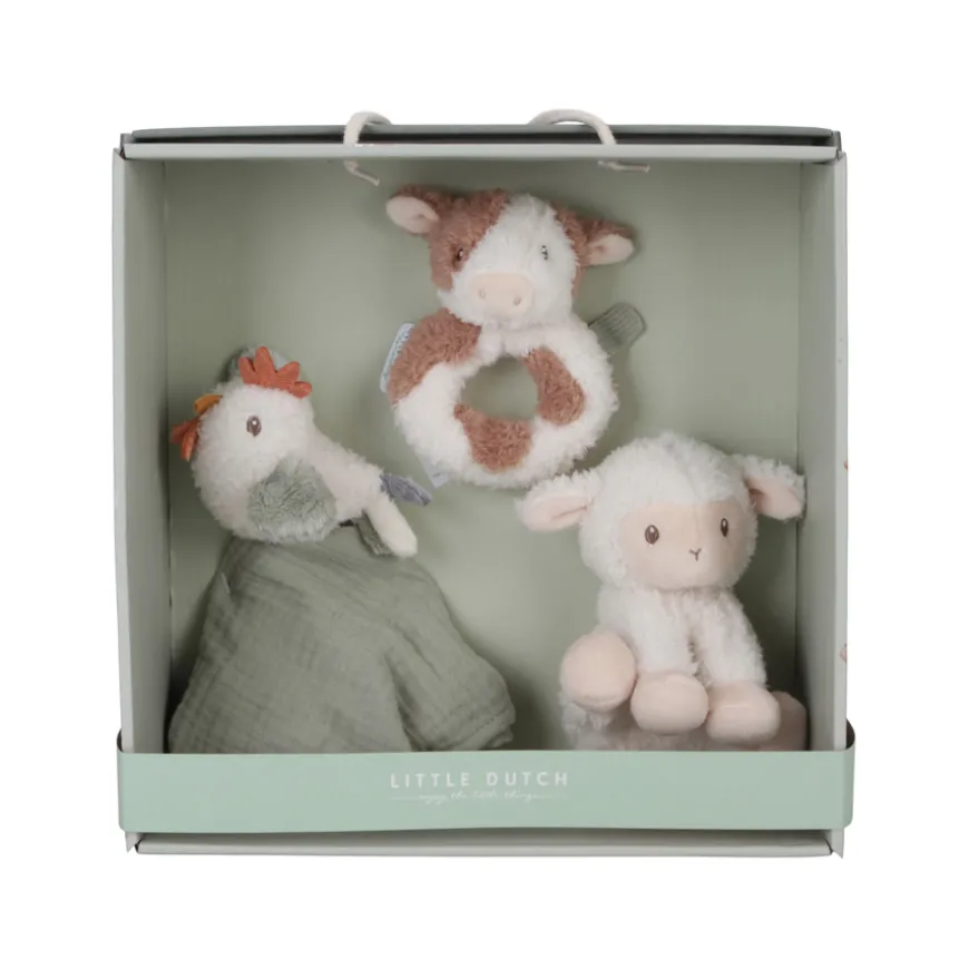 Little Dutch Geschenkset Little Farm 3-teilig
