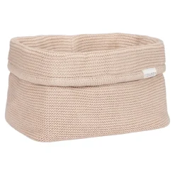 Little Dutch Pflegeku00f6rbchen gestrickt grou00df Beige