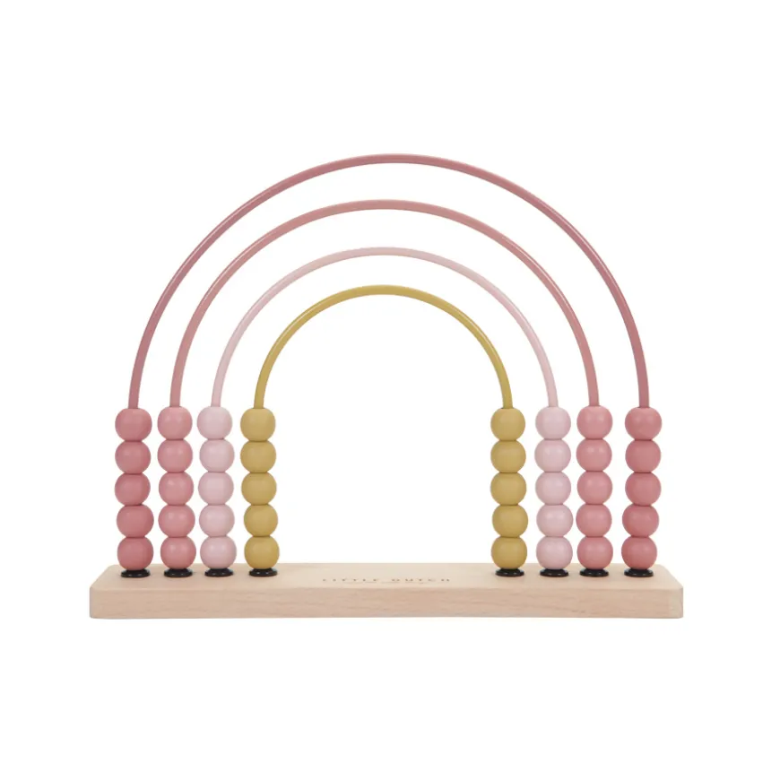 Little Dutch Regenbogen-Abakus Pink
