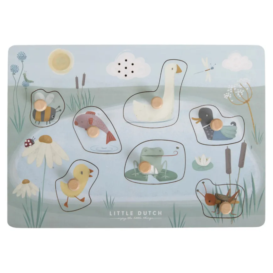 Little Dutch Sound-Greif-Puzzle Tiere Little Goose