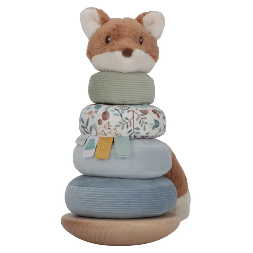 Little Dutch Stapelturm mit Ringen Forest Friends