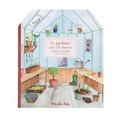 Moulin Roty Mal- und Stickerbuch Le Jardinier