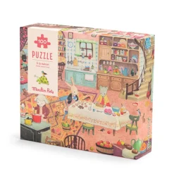 Moulin Roty Puzzle Zu Hause 100-teilig