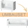 Oliver Furniture Umbauset Wood Mini+ Babybett zum Juniorbett Weiu00df