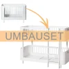Oliver Furniture Umbauset Wood Mini+ Basic zum halbhohen Etagenbett Weiu00df