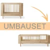 Oliver Furniture Umbauset Wood Mini+ Juniorbett Ergu00e4nzung f. Wood Mini+ Babybett Eiche