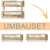 Oliver Furniture Umbauset Wood Mini+ halbhohes Etagenbett zu 2 Juniorbetten Eiche
