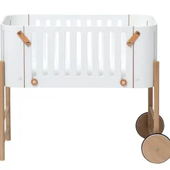 Oliver Furniture Wood Beistellbett inkl. Umbauset zur Bank Weiu00df/Eiche