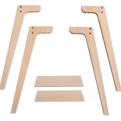 Oliver Furniture Wood Extra Tischbeinset Schreibtisch 66 cm