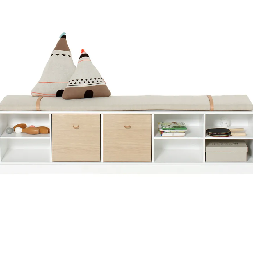 Oliver Furniture Wood Stand-Regal 5 x 1 Horizontal mit Sockel