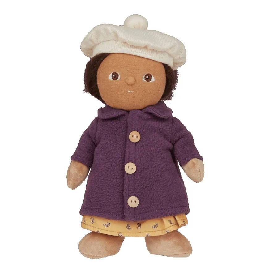 Olli Ella Stoffpuppe Dress Me Dinky Lila Lavender Purple