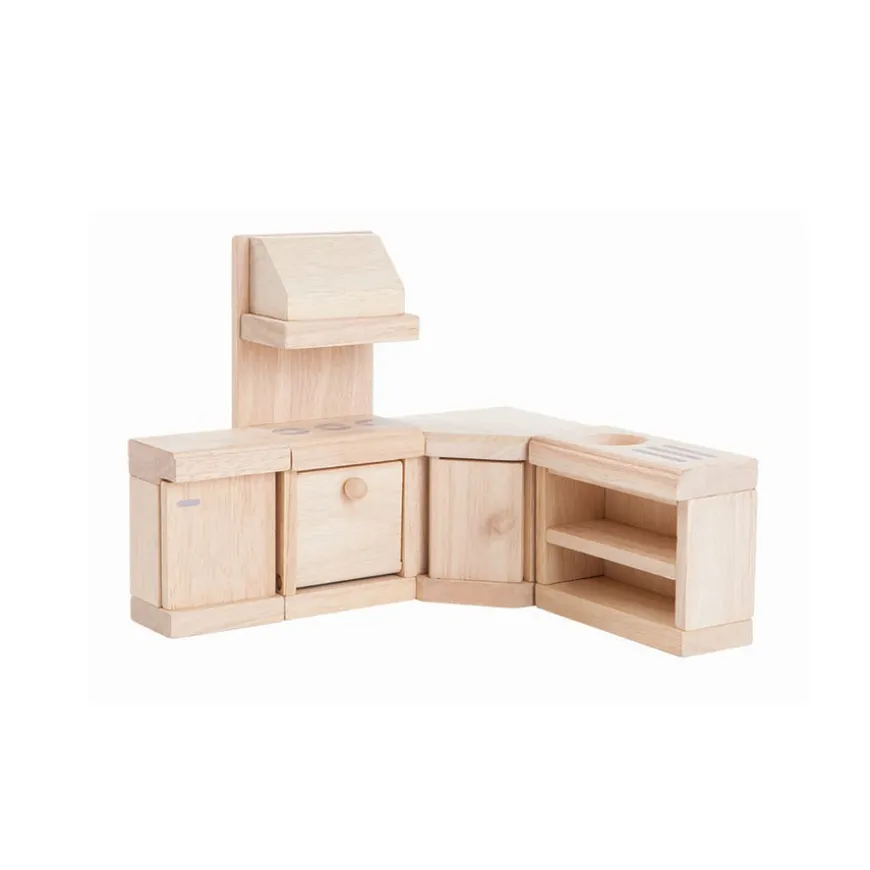 PlanToys Puppenhaus Ku00fcche Classic