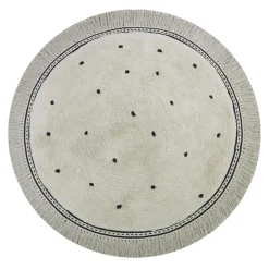 Tapis Petit Teppich Anna dots cream 110x110