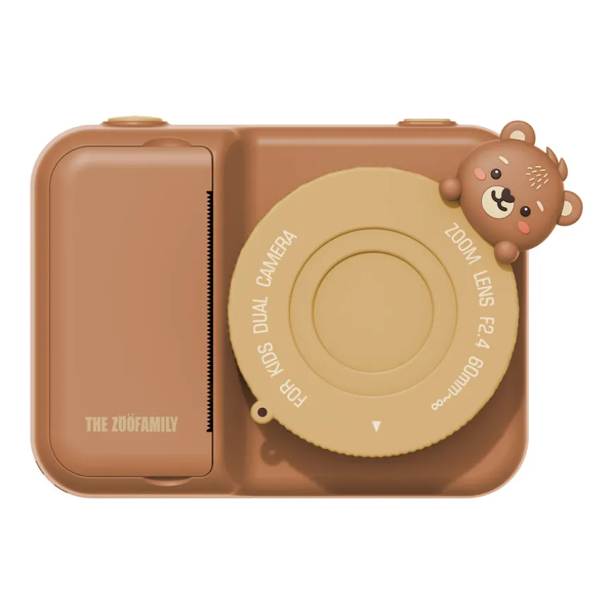 The Zoofamily Kinderkamera Zoo print bear