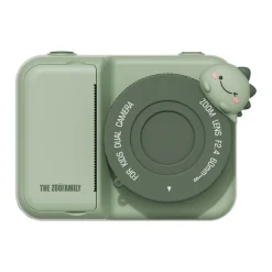 The Zoofamily Kinderkamera Zoo print dino green