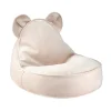 Wigiwama Kindersitzsack Beige Bear Samt