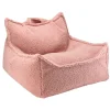 Wigiwama Kindersitzsack/Kindersessel Guava Pink Teddy