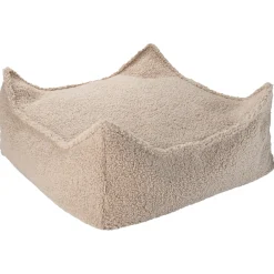 Wigiwama Pouf Ottoman Biscuit Square Teddy