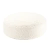 Wigiwama Pouf Ottoman Cream White Teddy